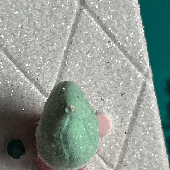 Hallmark 2022 Pink Gingerbread House Glitter Christmas Ornament - Picture 4 of 14